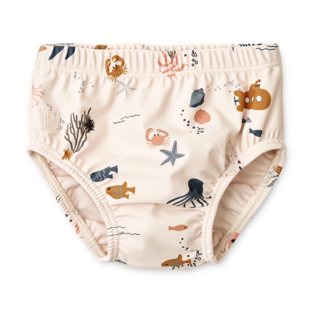 * Liewood Anthony Baby UV Zwembroek | Sea creature / Sandy