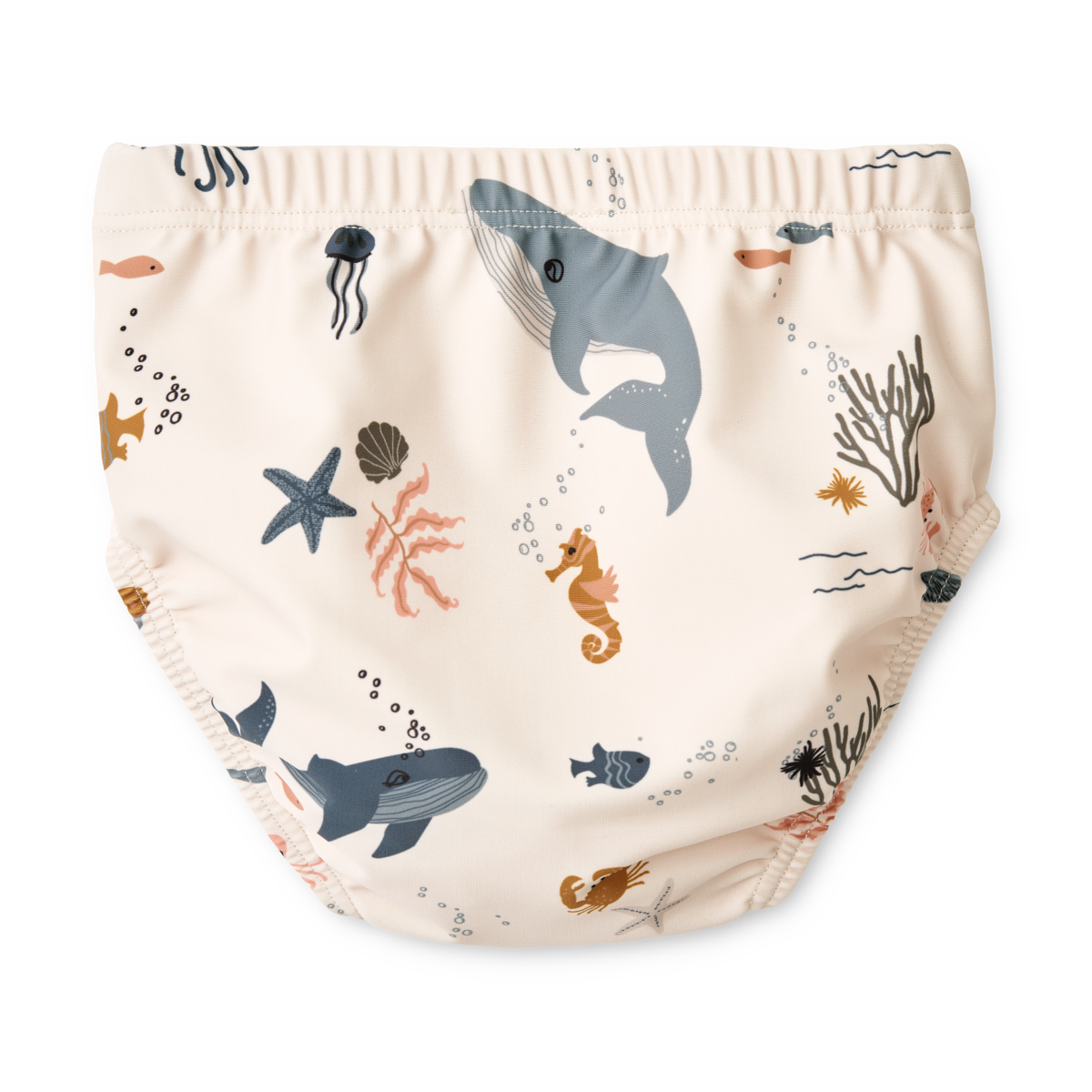 * Liewood Anthony Baby UV Zwembroek | Sea creature / Sandy