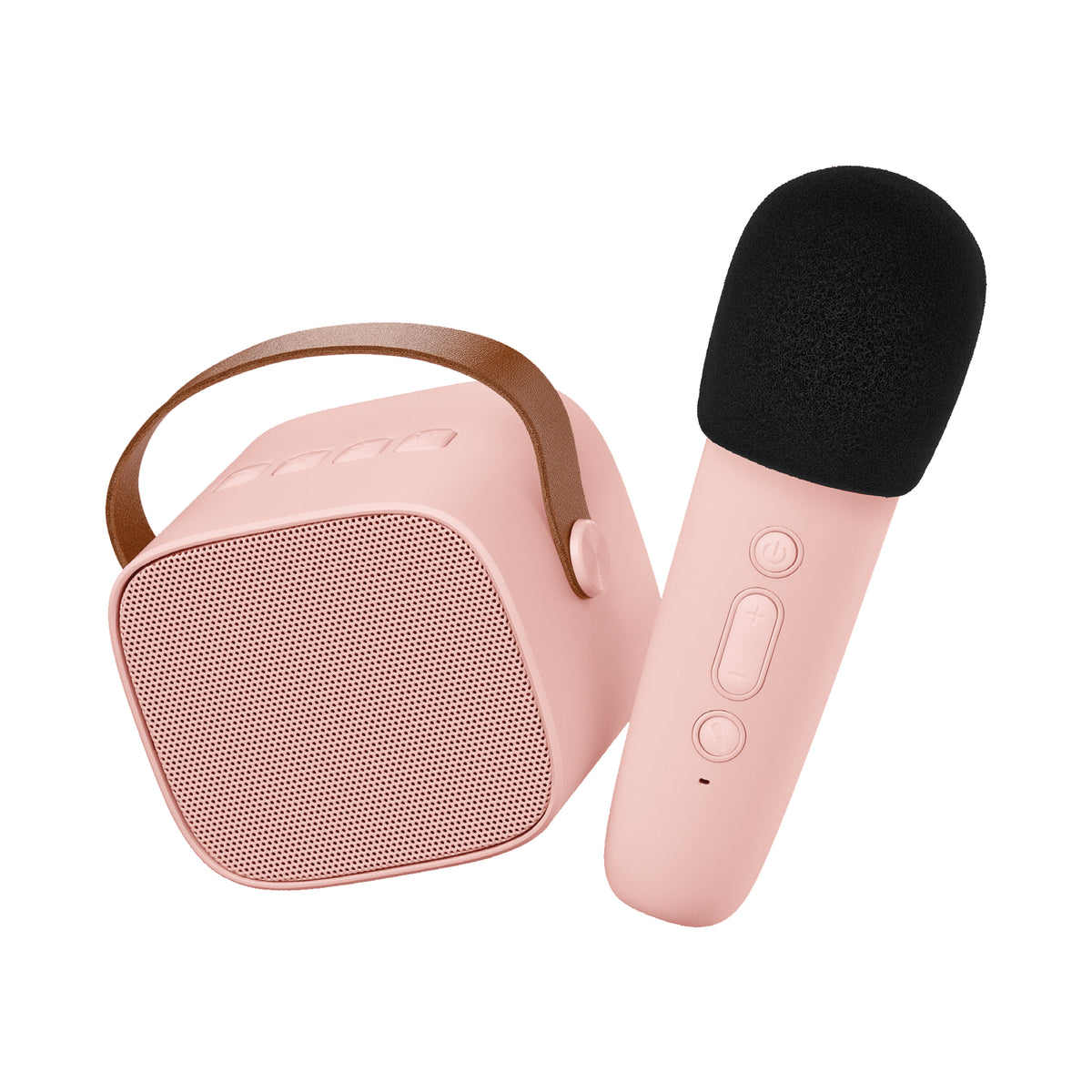 * Lalarma Karaoke Set Met Draadloze Microfoon | Roze