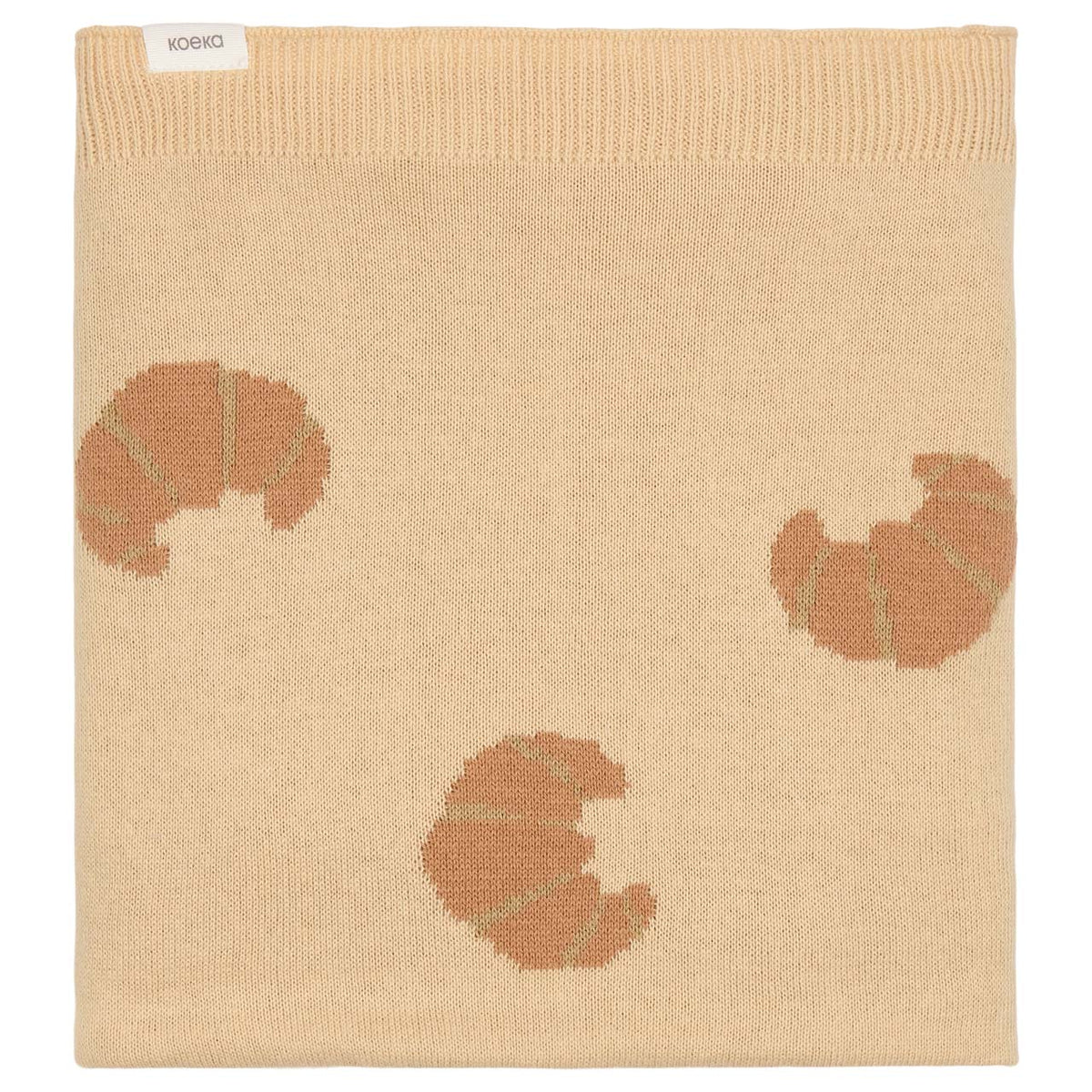 * Koeka Ledikantdeken You Bake Me Happy 100x140 | Sand