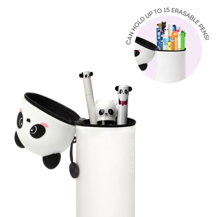 Legami Hug Me etui Panda dat je inschuift tot een pennenhouder voor op het bureau, bij De Gele Flamingo