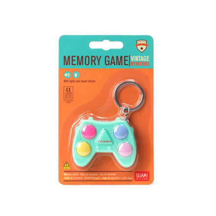 Legami Memory turquoise, compact spel voor onderweg, verkrijgbaar bij De Gele Flamingo
