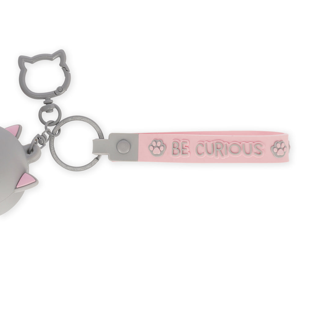 Legami Mini Kawaii kat mini portemonnee voor muntgeld en oortjes, bij De Gele Flamingo