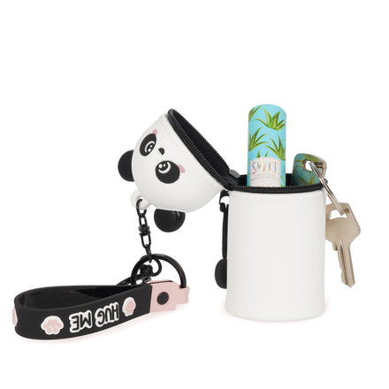 Legami Mini Kawaii panda sleutelhanger om aan een rugzak te hangen, van De Gele Flamingo