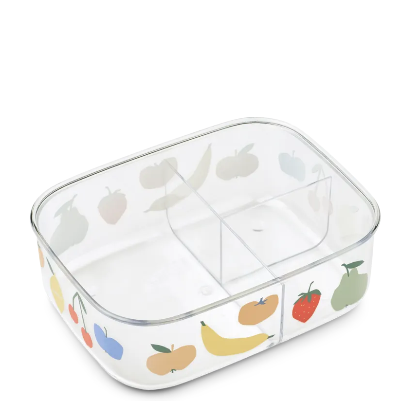 Liewood Arthur lunchbox in Fruity Sandy van stevig tritan, te koop bij De Gele Flamingo