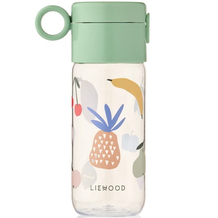Liewood Clemence drinkfles 350 ml met Fruit-print in Sandy, bij De Gele Flamingo