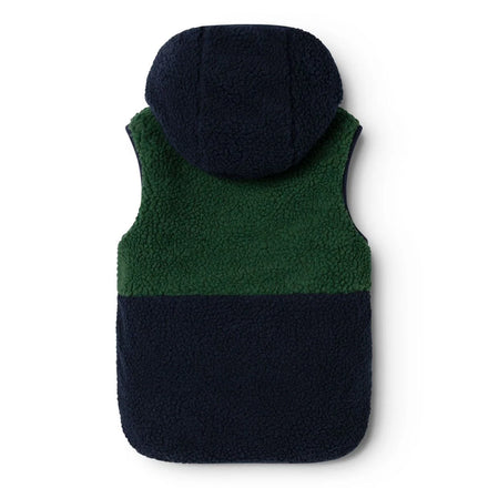 Liewood Diana Omkeerbare Vest Classic Navy Mix, mouwloos en licht voor veel bewegingsvrijheid, De Gele Flamingo