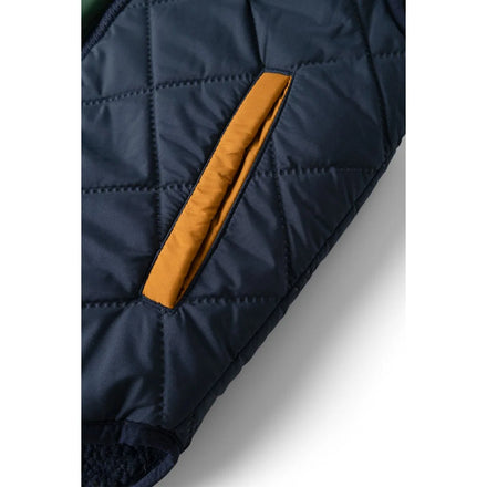 Liewood Diana Omkeerbare Vest Classic Navy Mix, tussenseizoensvest voor actieve dagen buiten, De Gele Flamingo