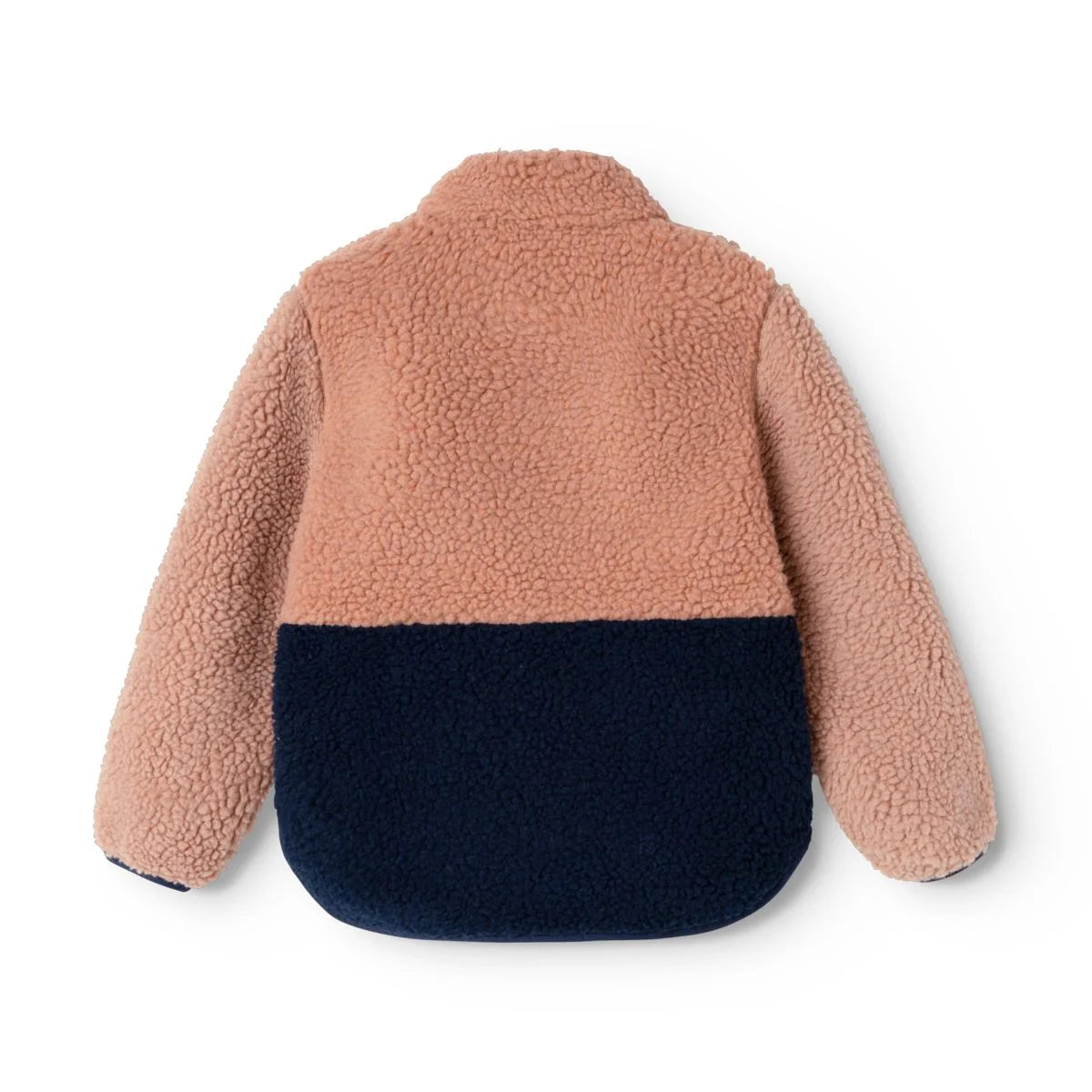 Liewood Nolan Pile Jas in Tuscany Rose Mix, zachte fleecejas voor kinderen bij De Gele Flamingo