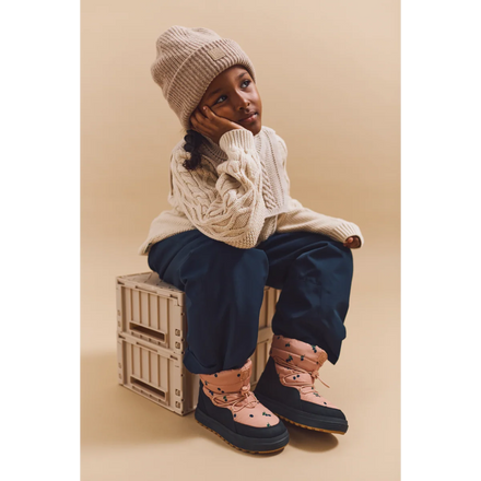 Liewood Zoey Snow Boot Berry / Pale Tuscany, waterafstotende winterlaarzen bij De Gele Flamingo