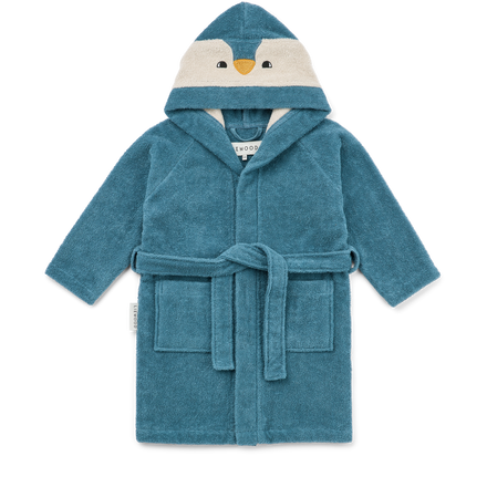 * Liewood Lily Penguin Badjas | Oceanview Mix