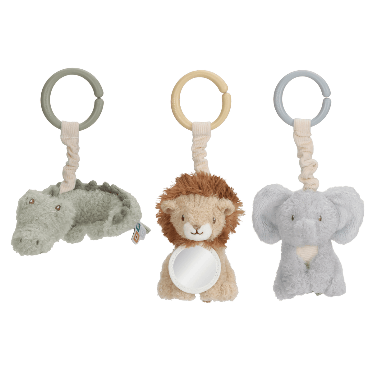 Little Dutch Activiteitenhangers Safari Friends, babyspeelgoed bij De Gele Flamingo