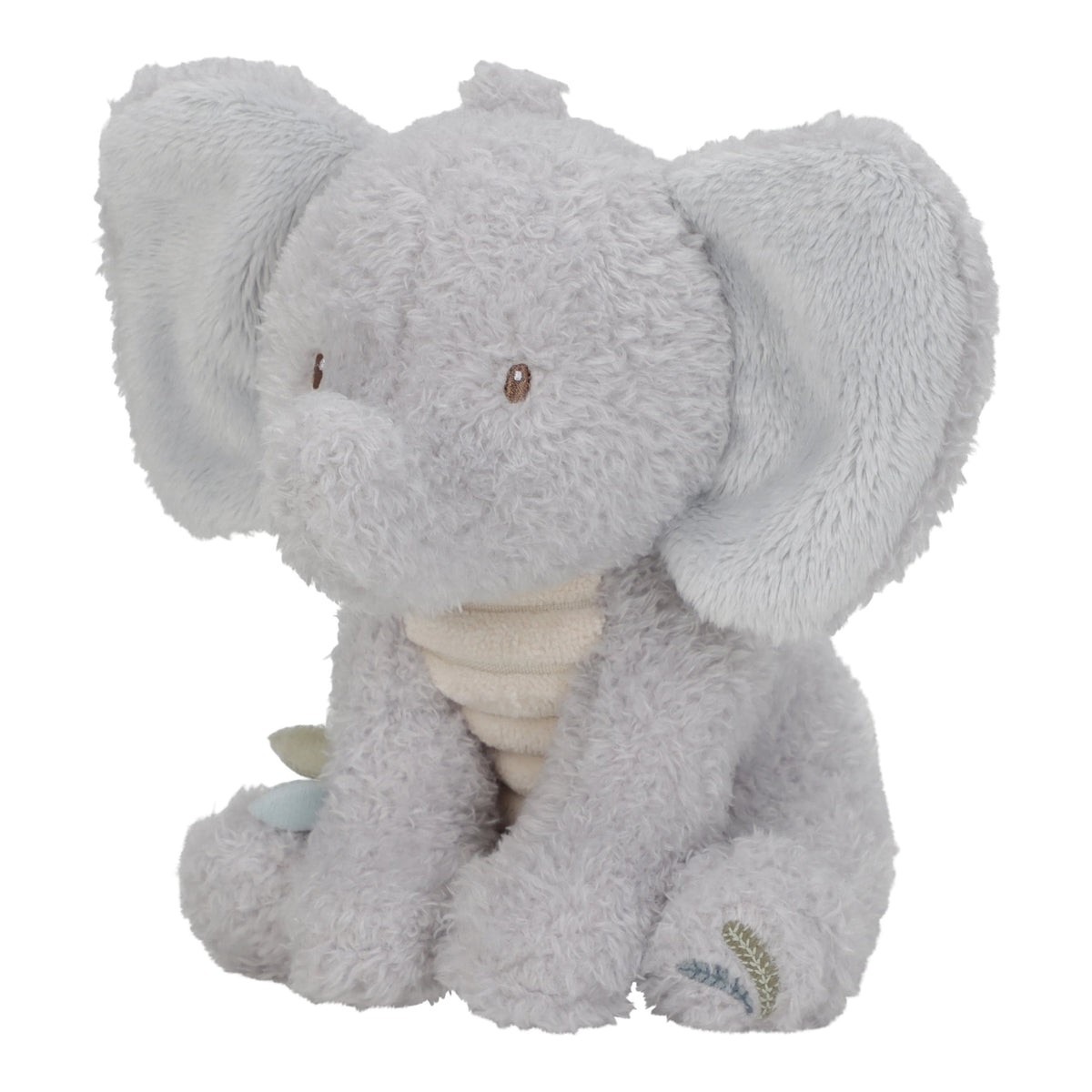 Little Dutch Knuffel Safari Friends Olifant 17 cm bij De Gele Flamingo, zachte knuffel met grote oren
