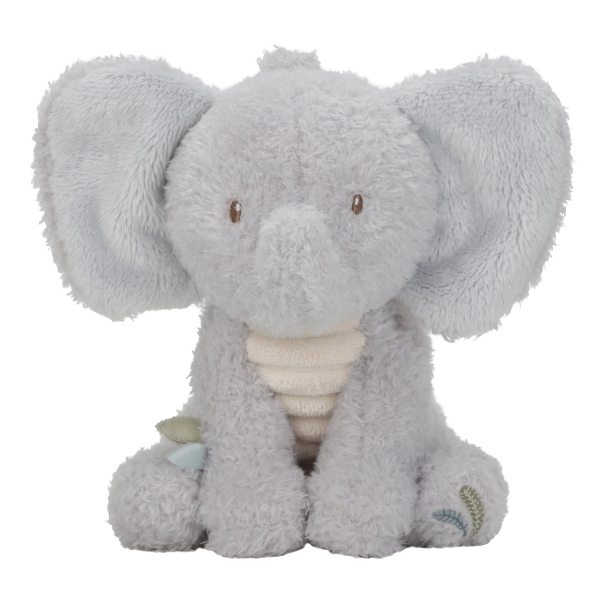 Little Dutch Knuffel Safari Friends Olifant 17 cm bij De Gele Flamingo, zachte knuffel met grote oren