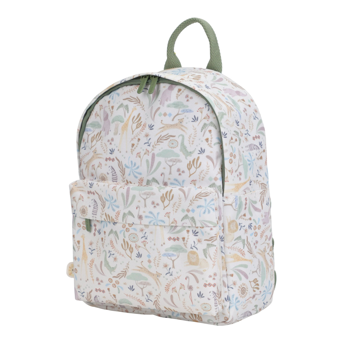 Little Dutch Rugzakje 29cm met Safari Friends-print, kleuterrugzak bij De Gele Flamingo.