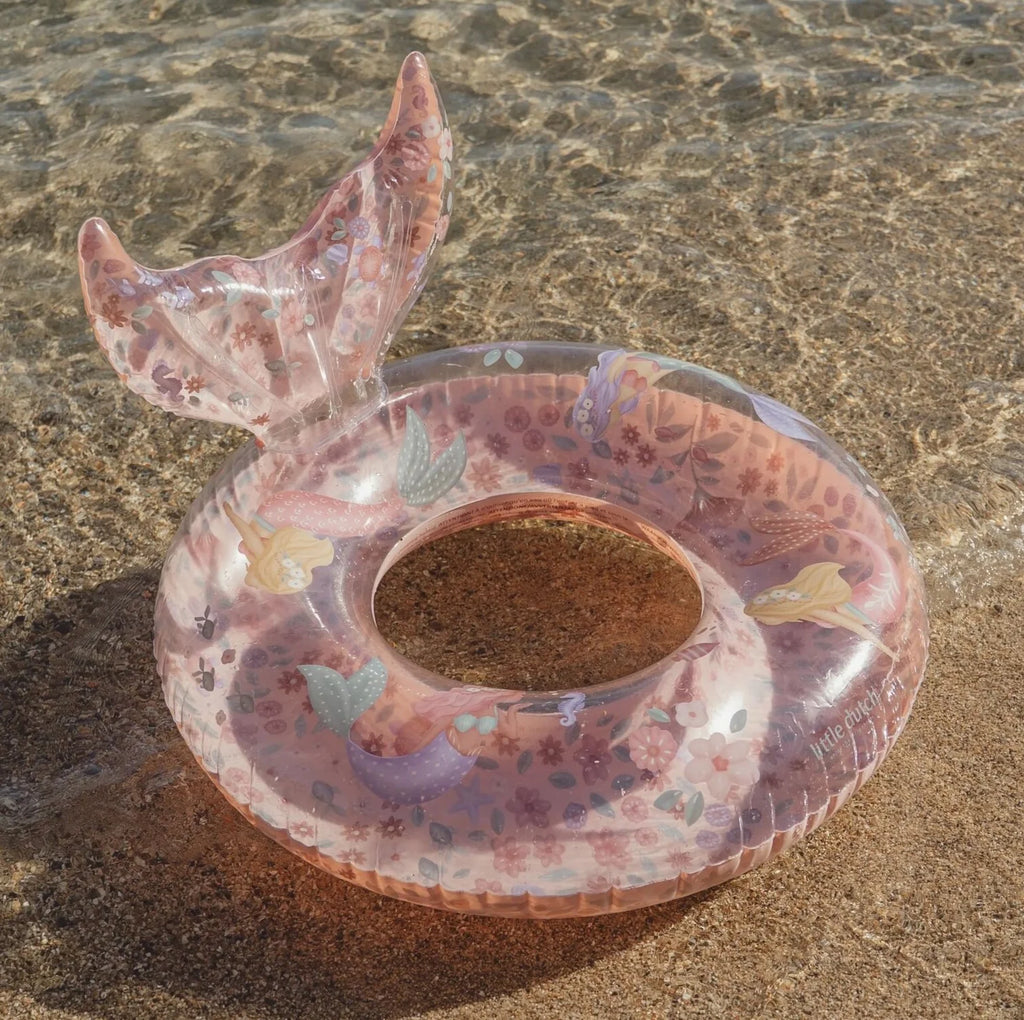 Zwemring Dreamy Mermaid van Little Dutch bij De Gele Flamingo, verpakt in een handige doos om cadeau te geven