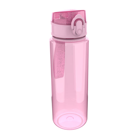 Lunch Buddies waterfles 600 ml Pastel Uni Roze, drinkfles voor school en onderweg bij De Gele Flamingo