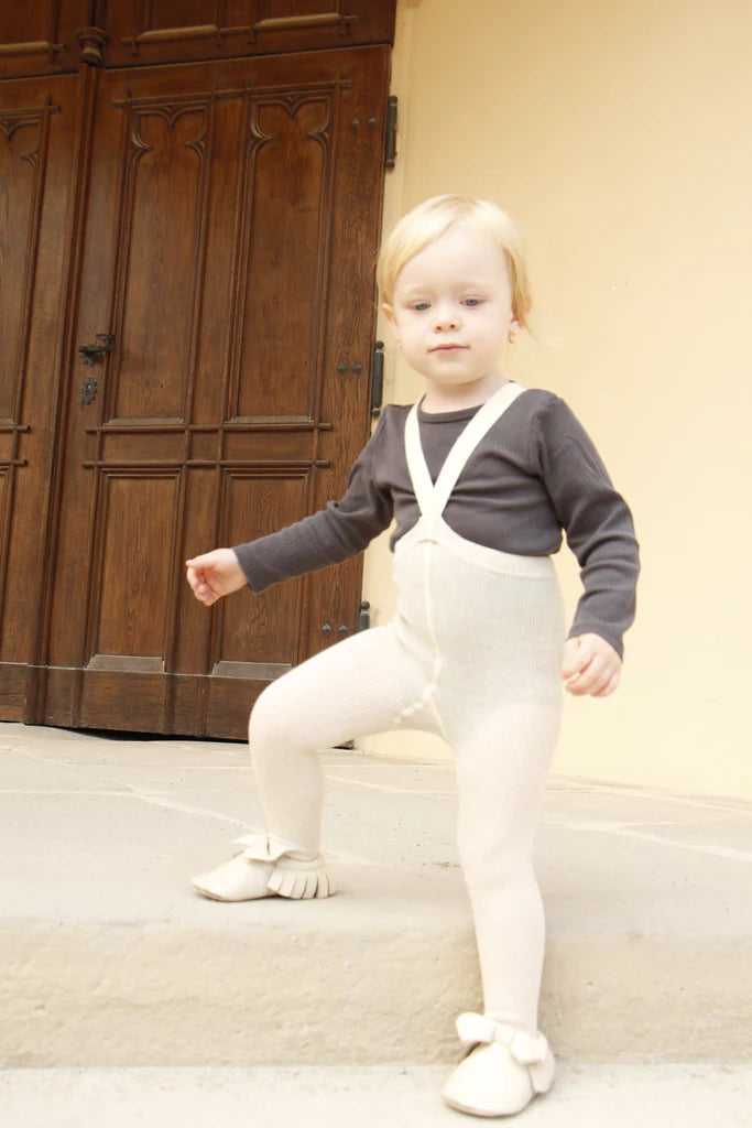 * Silly Silas Broekkousen Footed Met Voetjes | Cream Blend
