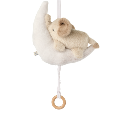 * Liewood Mandy Baby Elephant Muziek Mobiel | Mist / Sandy