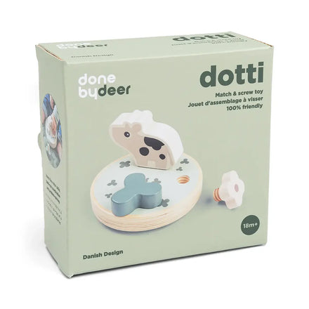 * Done By Deer Match & Screw Toy Dotti Colour Mix