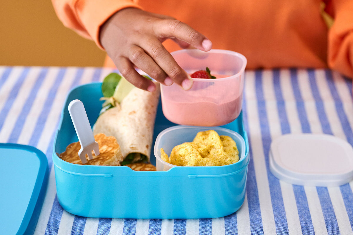 Mepal Little Dutch Bento Lunchbox Campus Groot Forest Friends, 1,3 liter, De Gele Flamingo