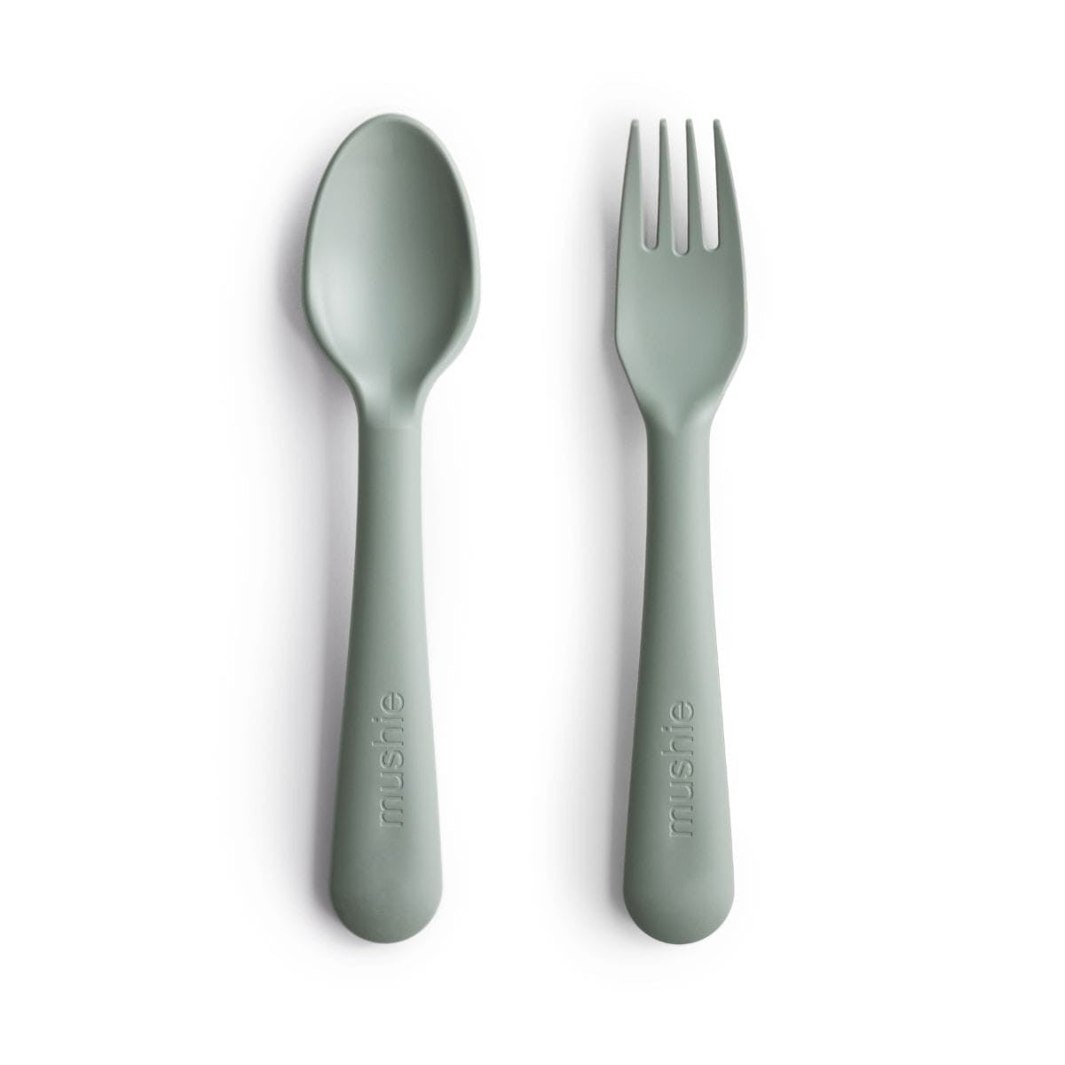 Mushie Bestek Vork & Lepel | Sage