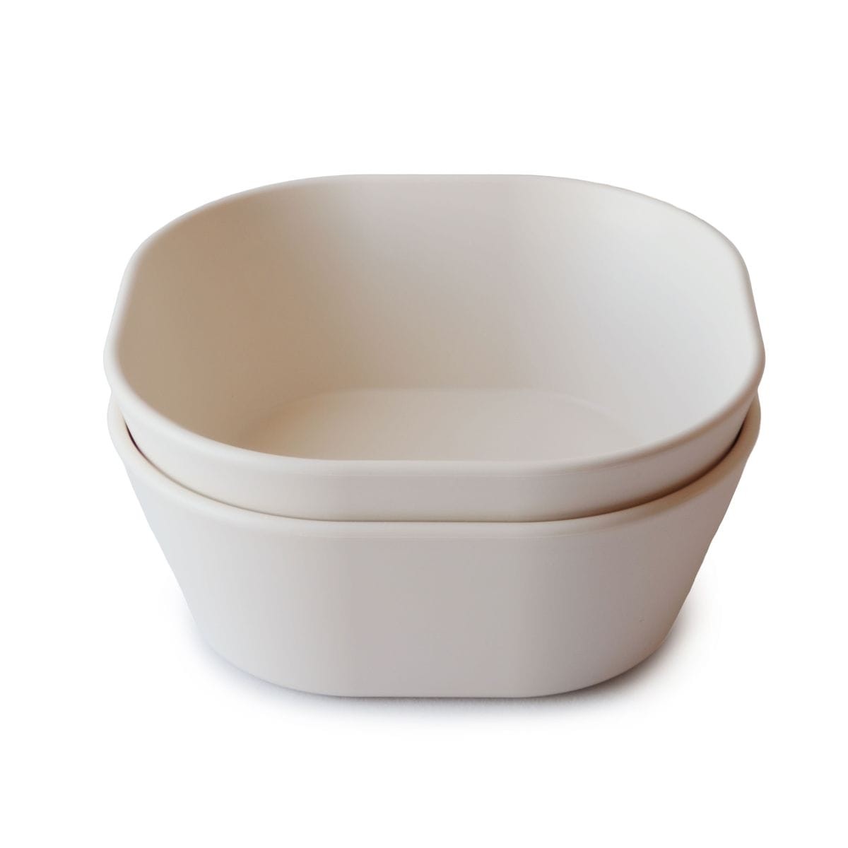 Mushie Kom Vierkant Set 2 | Ivory