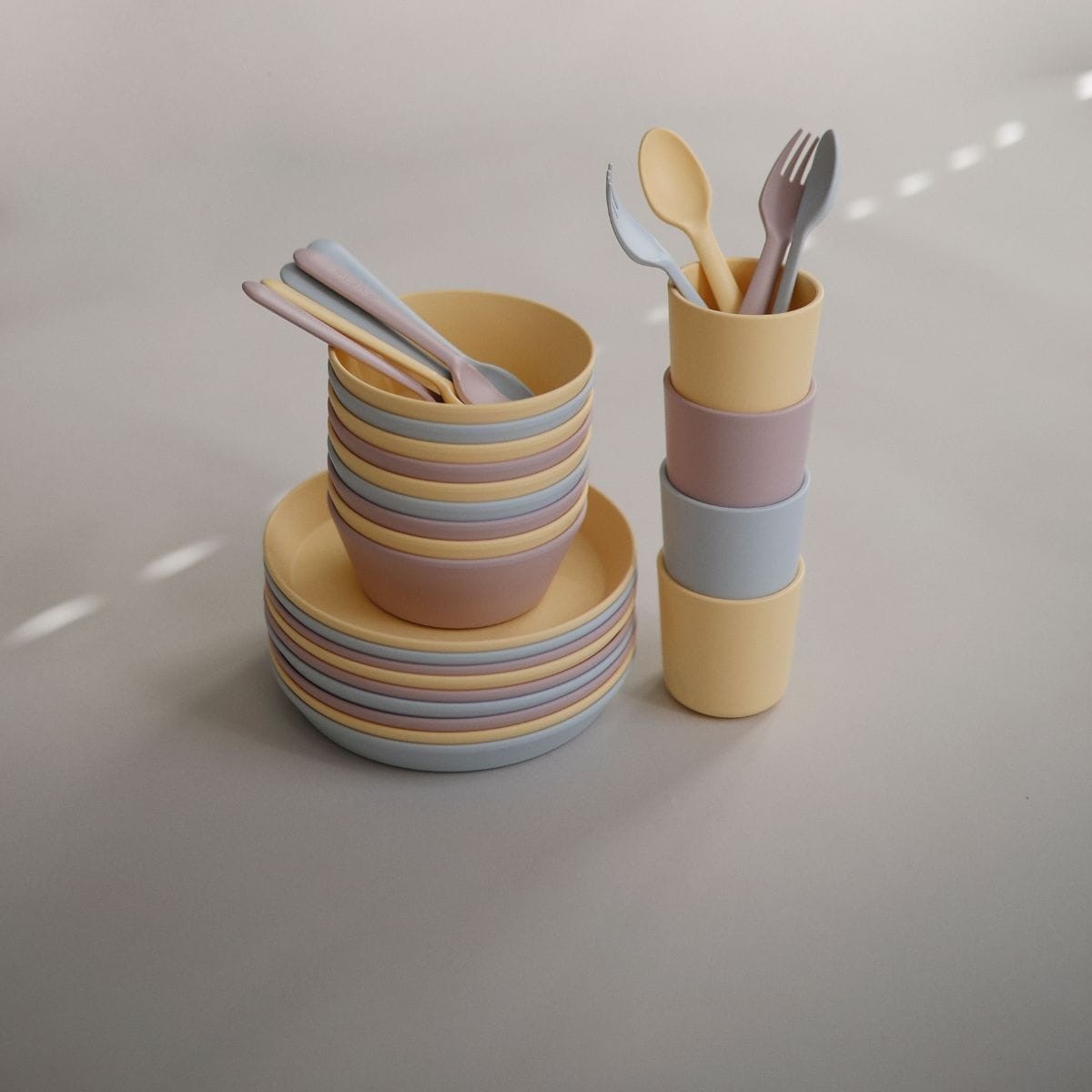 Mushie Drinkbeker Set 2 | Powder Blue