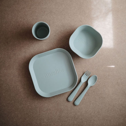 Mushie Bord Vierkant Set 2 | Sage