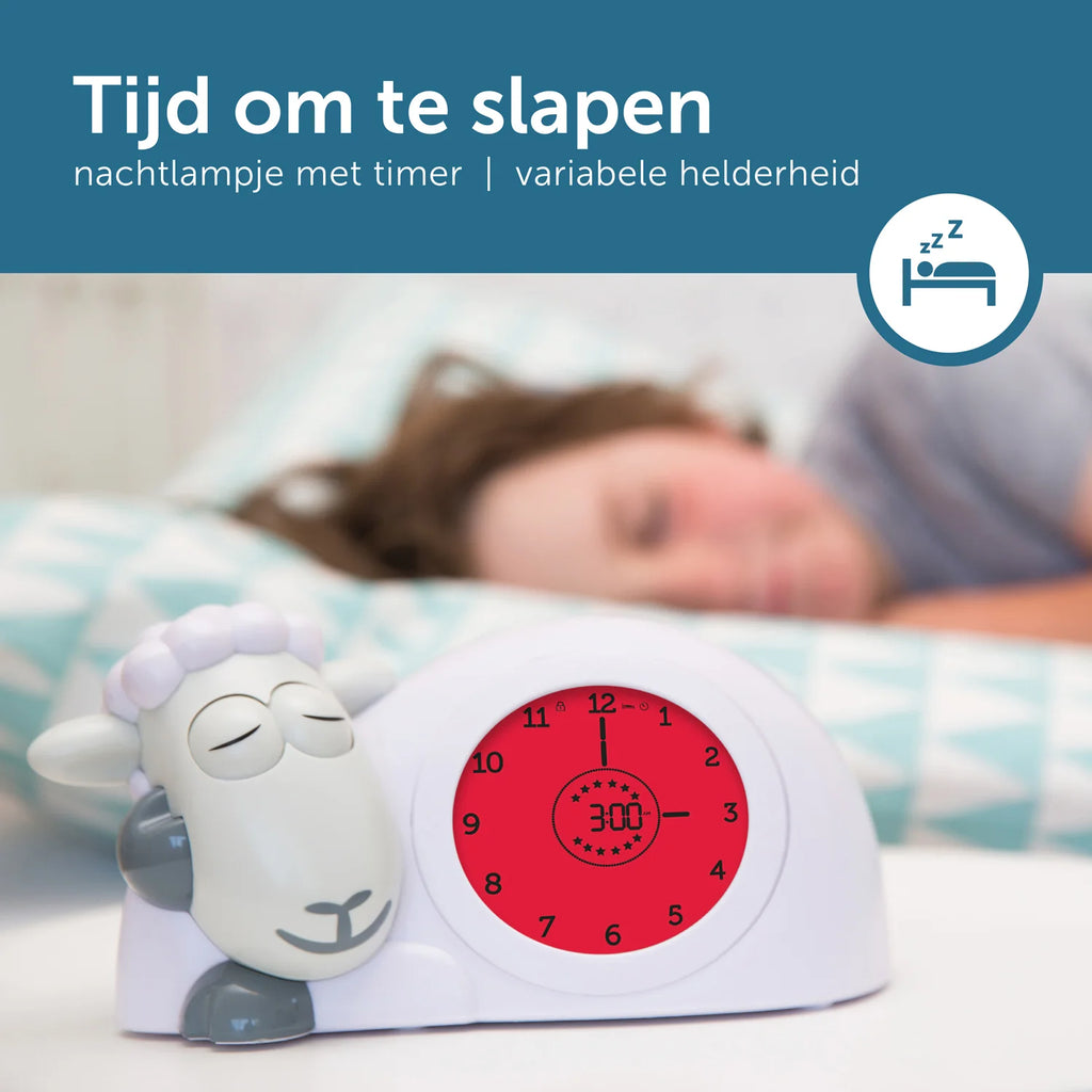 Zazu Sam slaaptrainer met gesloten oogjes: tijd om te slapen