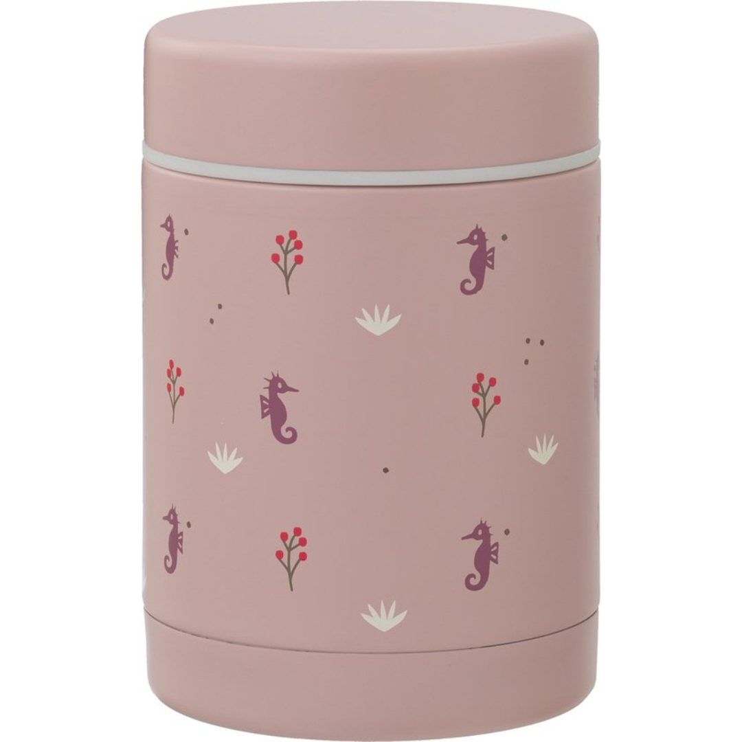 Fresk thermische food jar 300 ml met Seahorse zeepaardjes-print