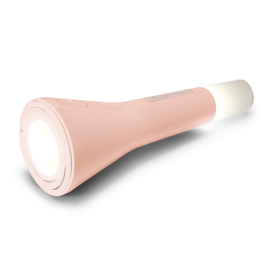 Kidywolf Kidyflashlight kinderzaklamp nude - vooraanzicht