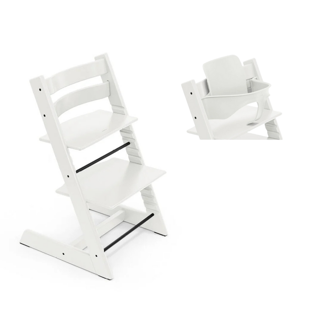 * Stokke® Tripp Trapp® Bundle Stoel + Babyset 2 | White