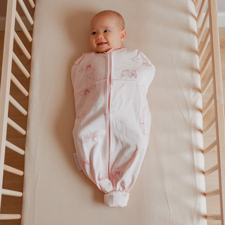 Puckababy Inbakerslaapzak The Original Mini 3/6 M - Cotton| Swans