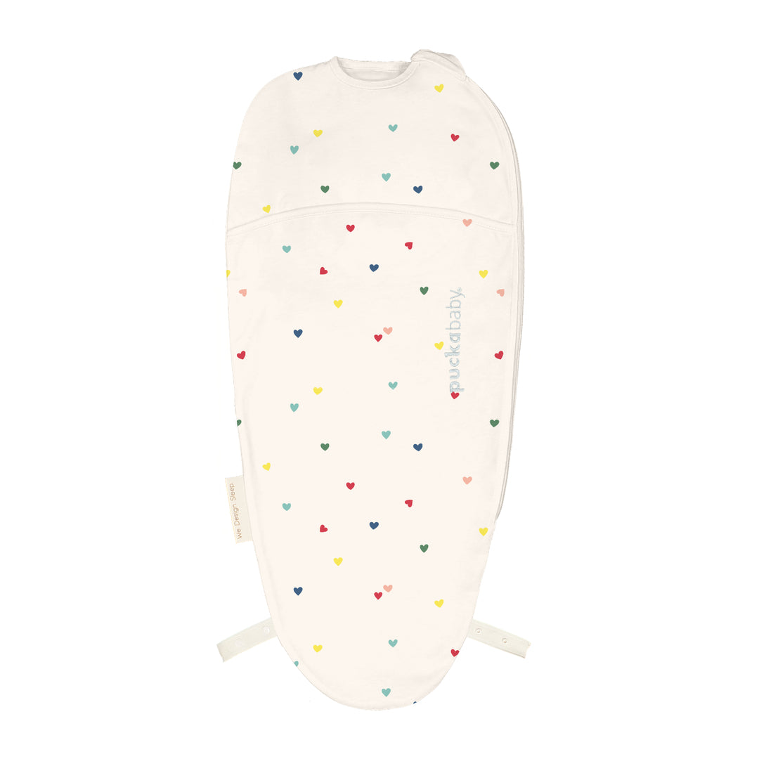 Puckababy Inbakerslaapzak The Original Piep 0/3 M - Cotton | Hearts Confetti