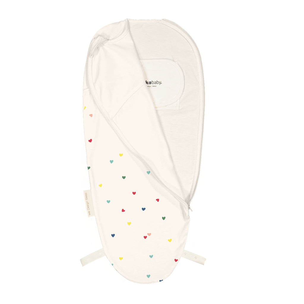 Puckababy Inbakerslaapzak The Original Piep 0/3 M - Cotton | Hearts Confetti