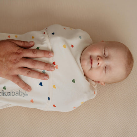 Puckababy Inbakerslaapzak The Original Piep 0/3 M - Cotton | Hearts Confetti