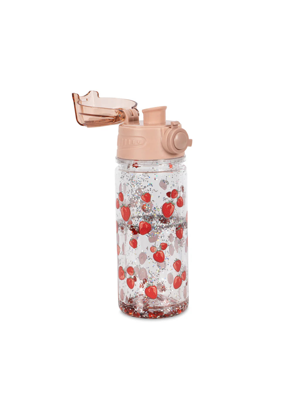 Konges Sløjd Glitter Thermo Fles Fragola, vooraanzicht