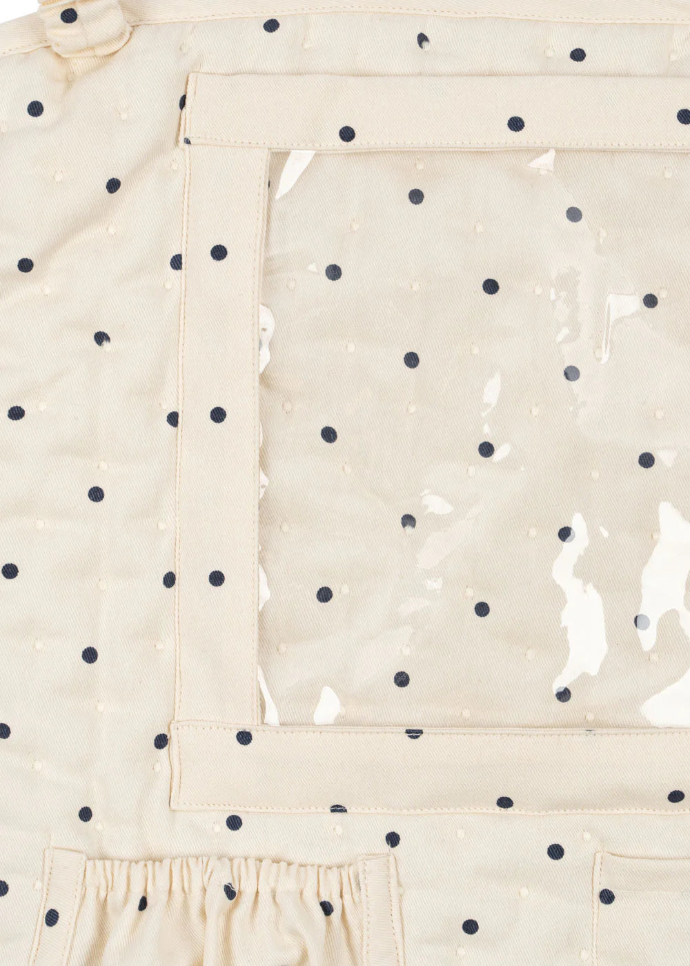 Konges Sløjd Autostoel Organizer Navy Dot van 61 x 49 cm, OEKO-TEX gecertificeerd, bij De Gele Flamingo
