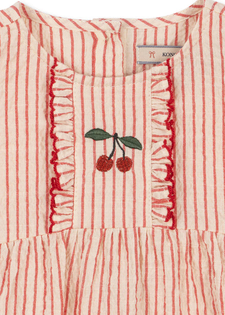 * Konges Sløjd Rompertje Ellie Frill | Amour Stripe