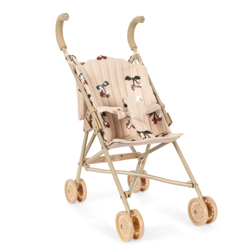 Konges Sløjd Poppenbuggy in Mon Cheri Sequin, poppenwagen met verwijderbare stof, te koop bij De Gele Flamingo