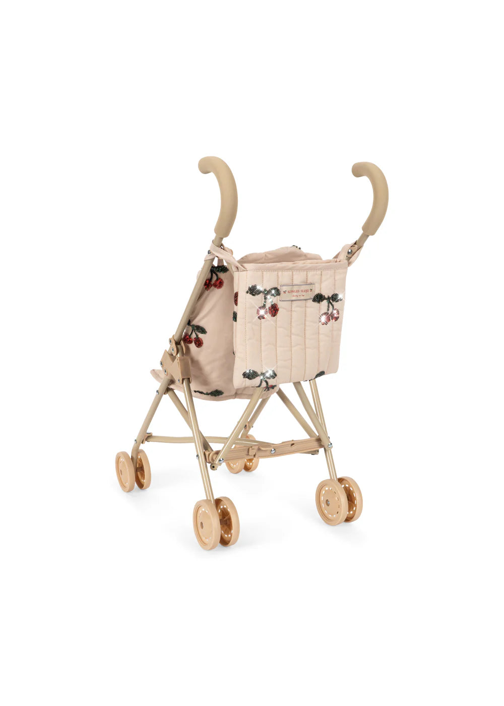 Konges Sløjd Poppenbuggy in Mon Cheri Sequin, poppenwagen met verwijderbare stof, te koop bij De Gele Flamingo