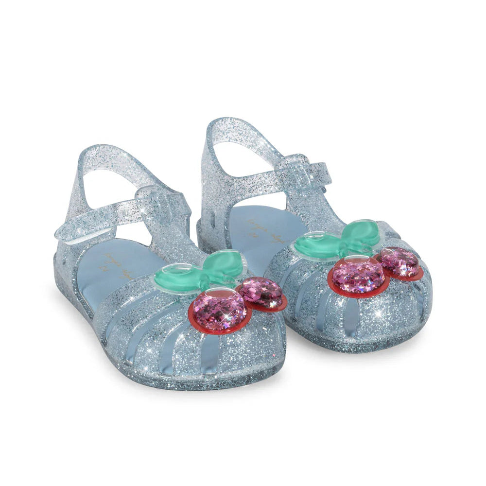 * Konges Sløjd Lilo Sandalen | Glitter Blauw