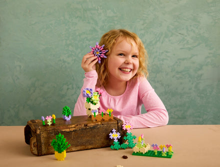 Plus Plus Learn To Build Bloemenwinkel - bloemen en boeketjes van dichtbij