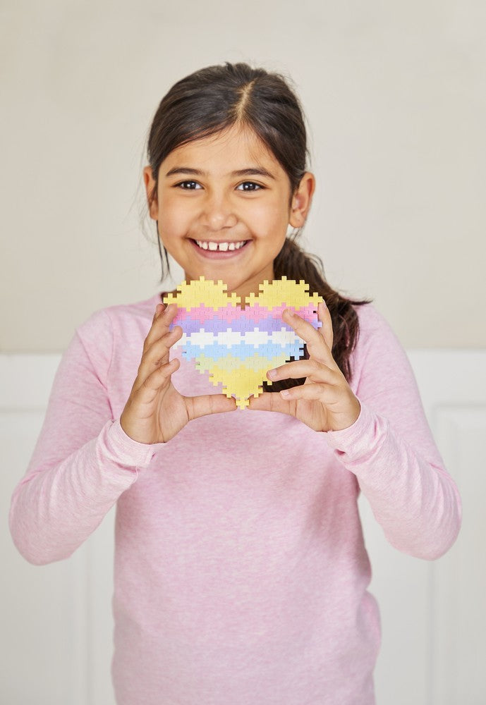 Plus Plus Tube Pastel met 100 steentjes in zachte pasteltinten