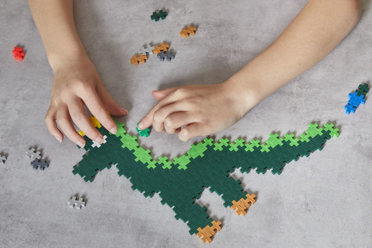 Plus Plus Learn To Build Dino - gebouwde dinosaurussen in 3D