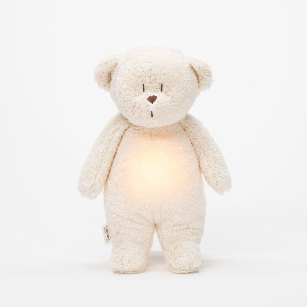 Moonie 2.0 upgrade - Knuffel Hartslag en Licht | Bear Polar - Biologisch katoen