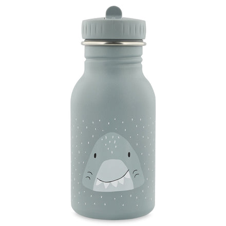 Trixie RVS drinkfles 350 ml met Mr. Shark-design, vooraanzicht