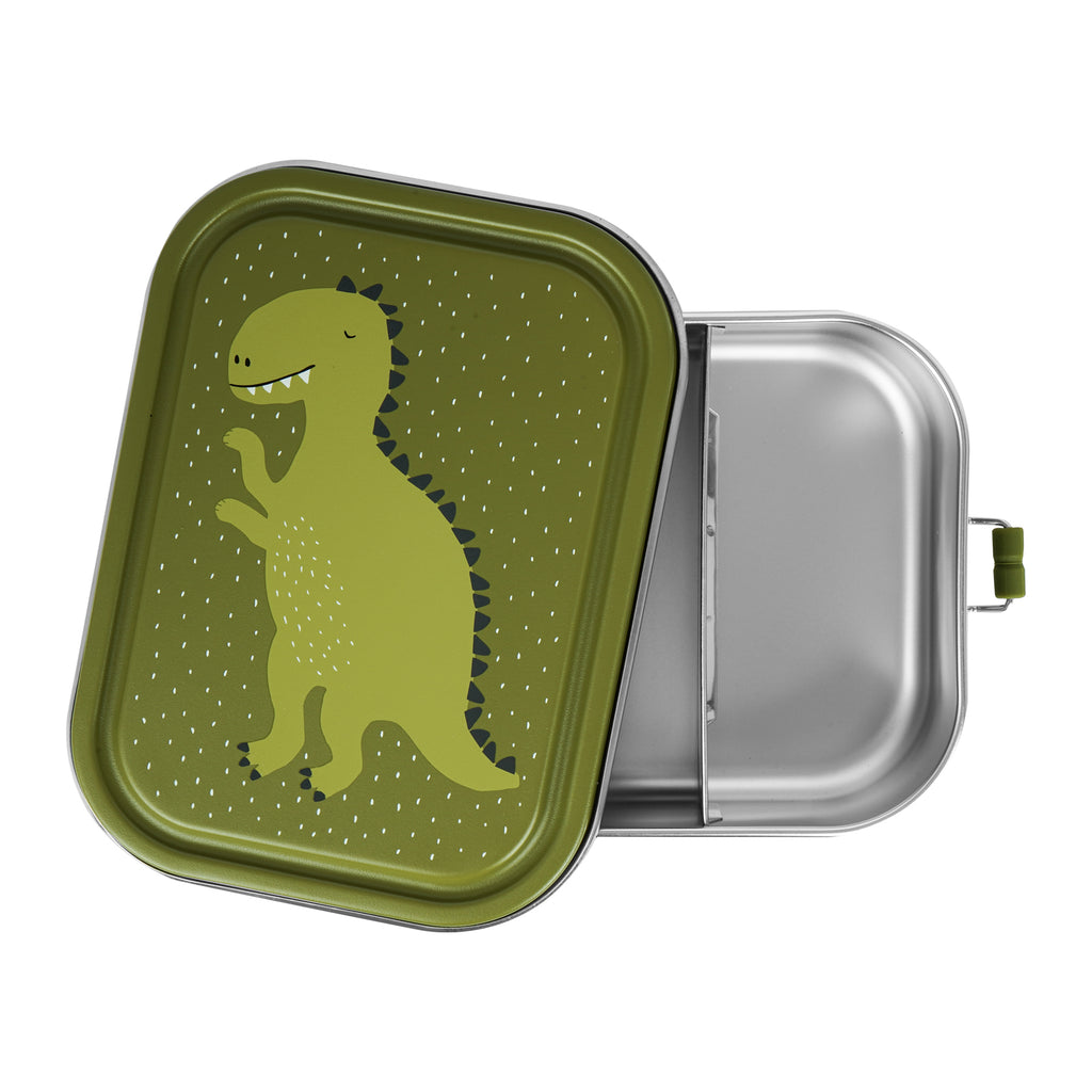 Trixie Mr. Dino lunchbox met vakverdeling en boterhammen