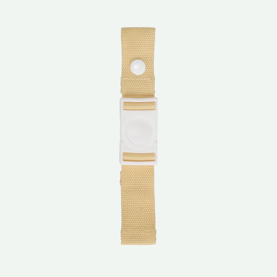 Sticky Lemon chest strap Twiggy Beige, verstelbare borstriem voor de schoolrugzak, bij De Gele Flamingo.